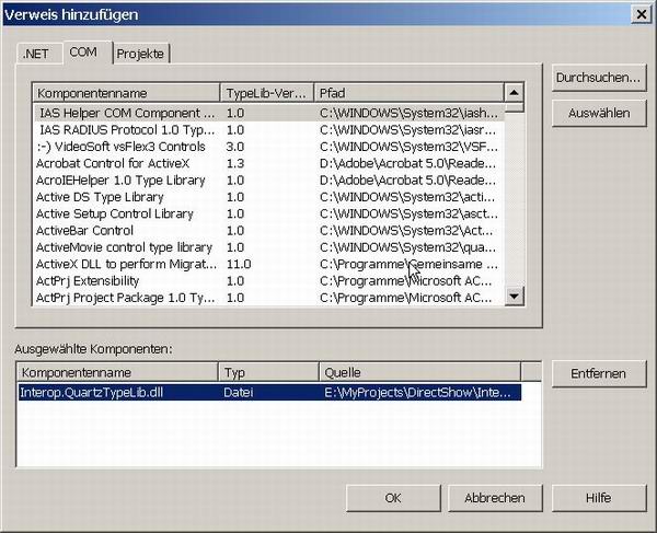 The Add Reference Dialog