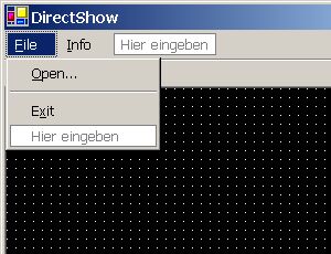 The user interface - MainMenu