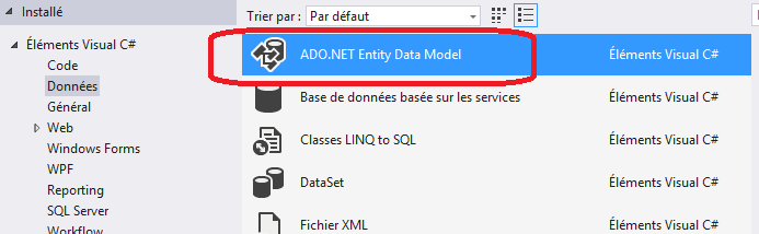 Add Entity Model