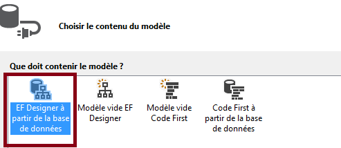 Database First approach