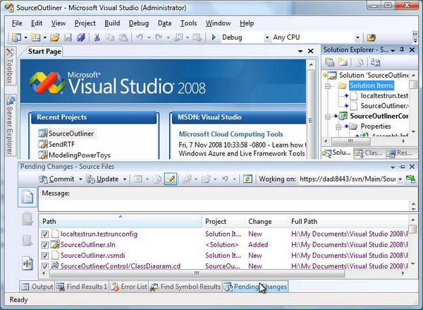 PC/タブレット その他 Source Control for Visual Studio 2008: VisualSVN Server 
