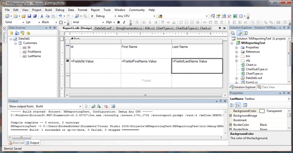Microsoft Reporting Without Sql Server Reporting Services Codeproject