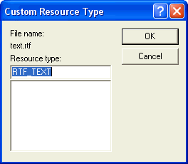 Defining the alphabetic type of the resource