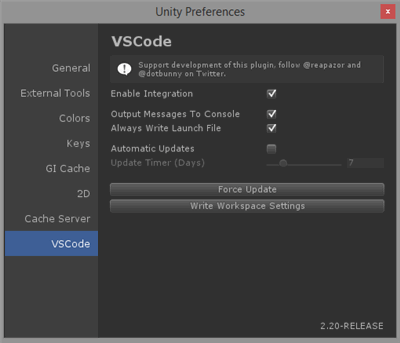 vscode unity debugging