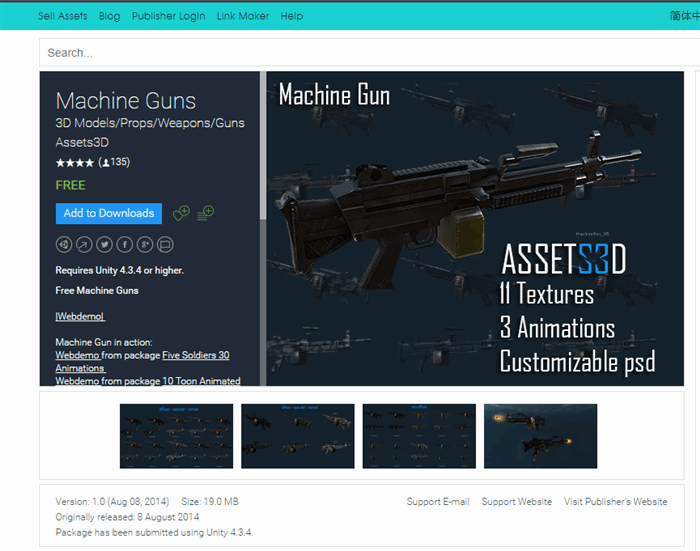 free gun models for unity free gun models for unity