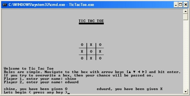 Write Tic-Tac-Toe - Programming (C#, C++, JAVA, VB, .NET etc