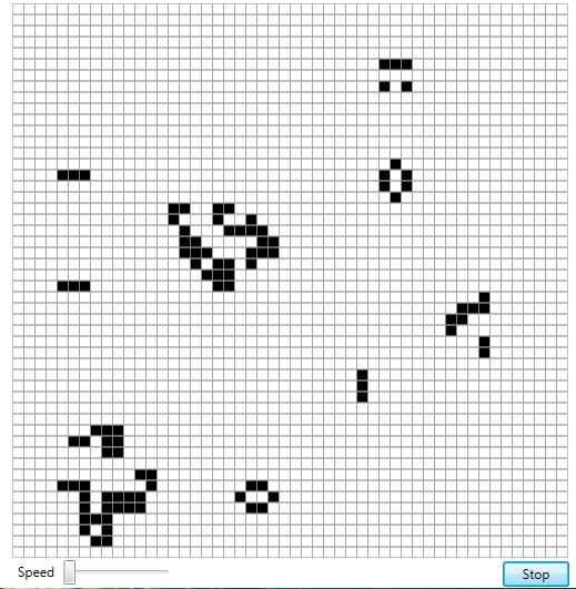 Rules of Conway's Game of Life.