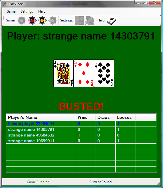 Simulador de Blackjack en línea
