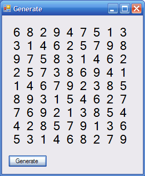 Algorithm: Generates a Valid Sudoku in seconds - CodeProject