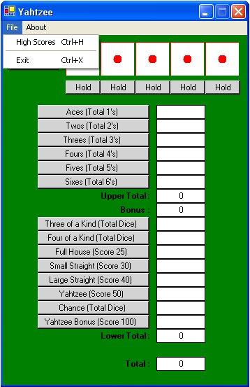 C# Dice Roll Code with Stats