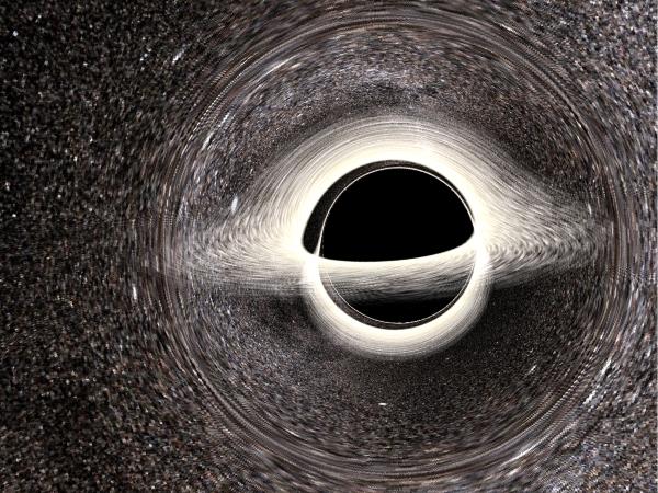 Black hole render sample