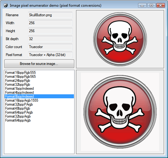 Image Per Pixel Enumeration Pixel Format Conversion And More Codeproject