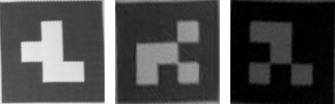 Some glyphs extracted from source images