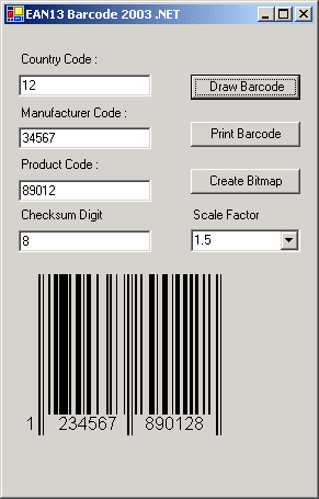 Creating Ean 13 Barcodes With C Codeproject