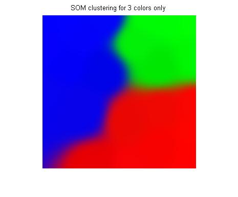SOM node's weights