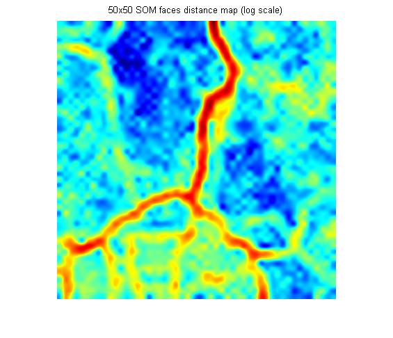 Distance map (log scale)
