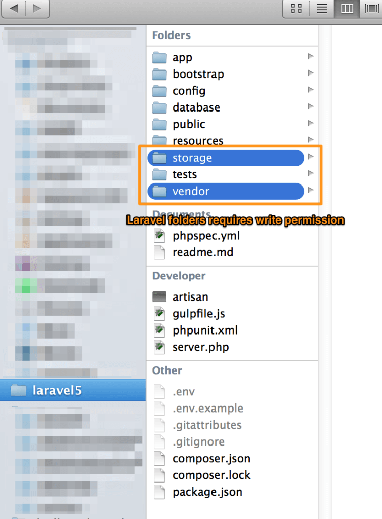 laravel5-folder-permission