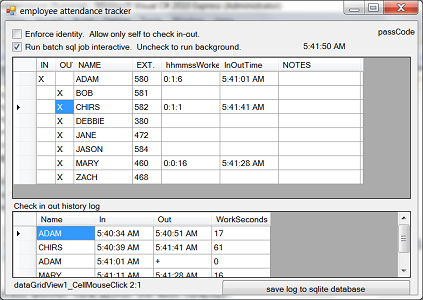 Checkin and Attendance tracking app