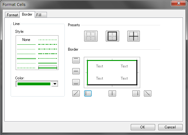 شبكة البيانات Spreadsheet Control التى تحتوي على جميع وظائف ملف Excel. 06