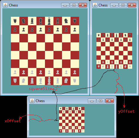 Chess Board in JAVA