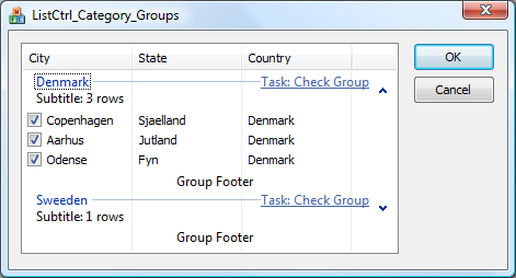 Clistctrl And Grouping Rows Codeproject