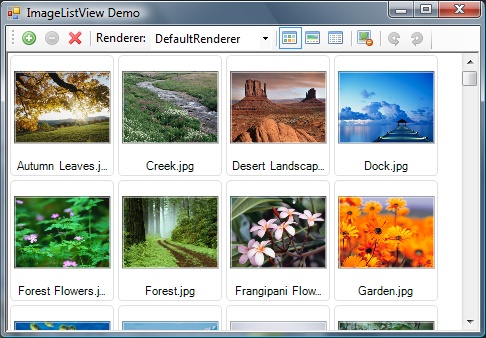 ImageListView demo