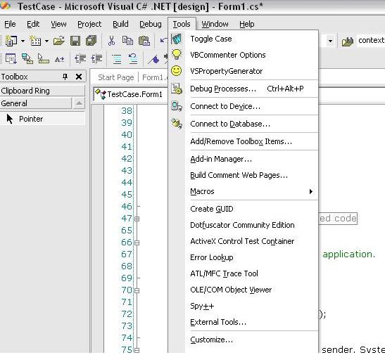 Sample screenshot