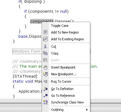 Sample screenshot
