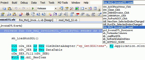 Example of Methods DDL