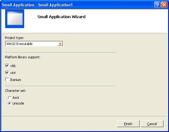 application wizard