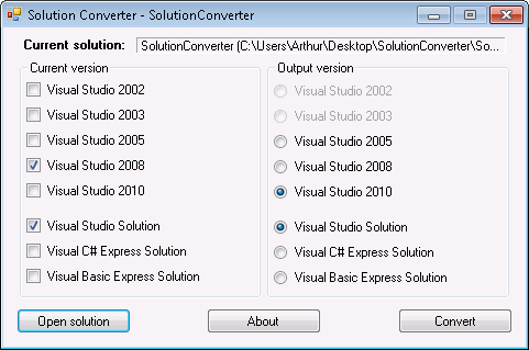 SolutionConverter