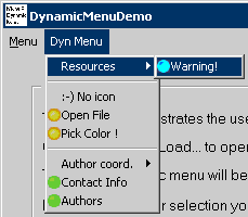 with dynamic items read from a file