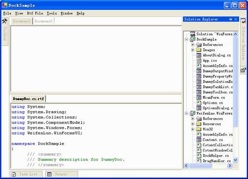 Sample screenshot