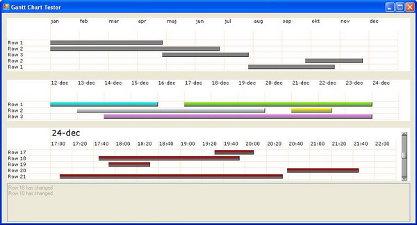 Net Gantt Chart Control