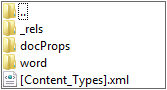DOCX content
