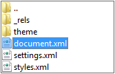DOCX content