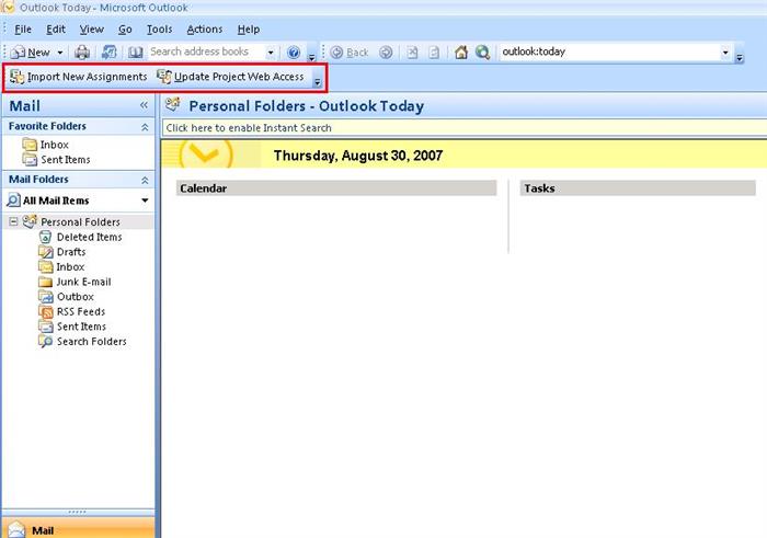 Project Web Access Integration with Outlook - CodeProject