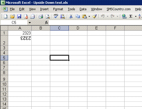 excel how to rotate cells