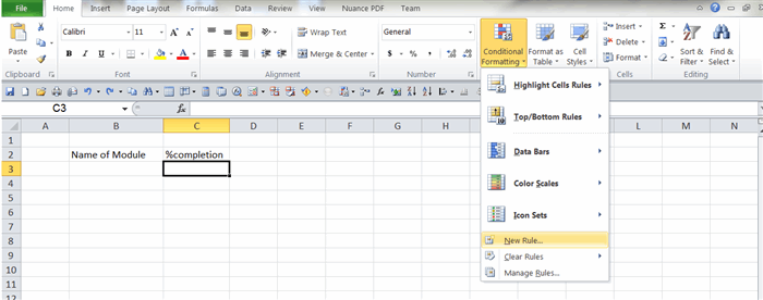 How To Make A Progress Chart In Excel