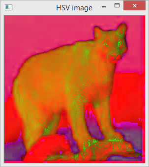The image in HSV Colour Space