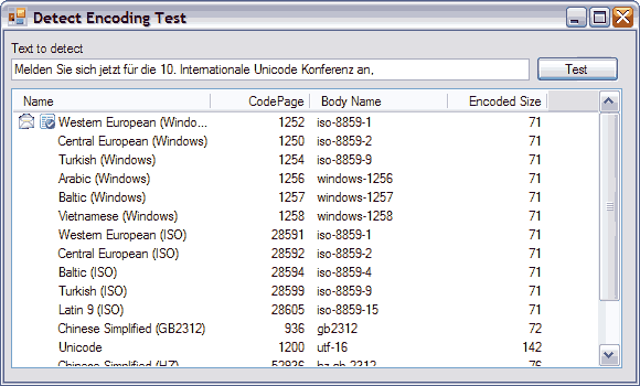 Detect Encoding For In And Outgoing Text Codeproject