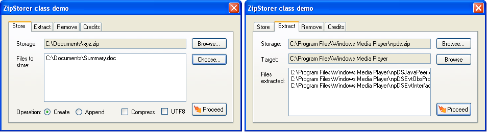 compressed memory stream c#