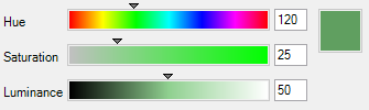 HSL color picker