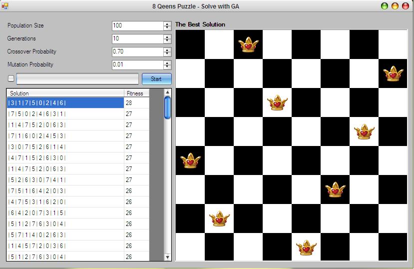 Шахматы на питоне. 8 Queens Puzzle. 8 Queen problem Python.
