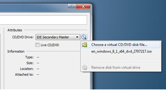 Как перейти в CD/DVD-ROM И файл ISO В VIRTUALBOX.
