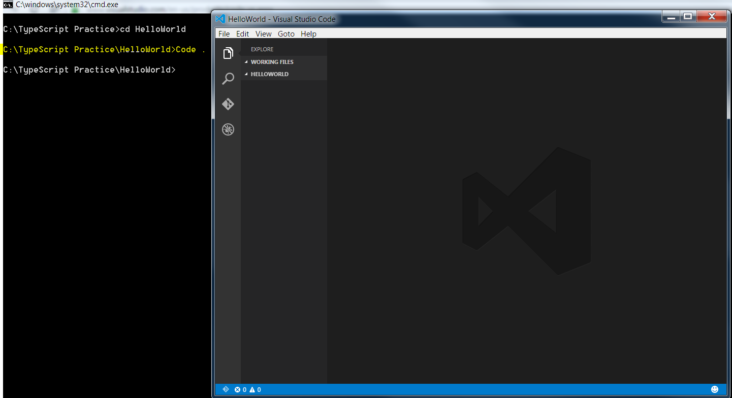 Hello World from TypeScript in VS Code - CodeProject