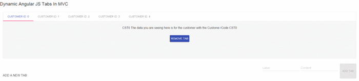 Dynamic Angular JS Tabs In MVC Figure 1