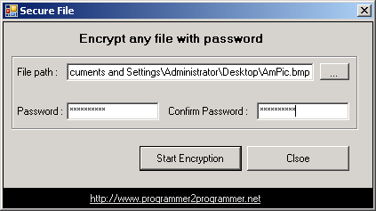 encryption with password
