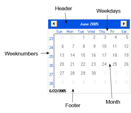 Another Month Calendar Codeproject