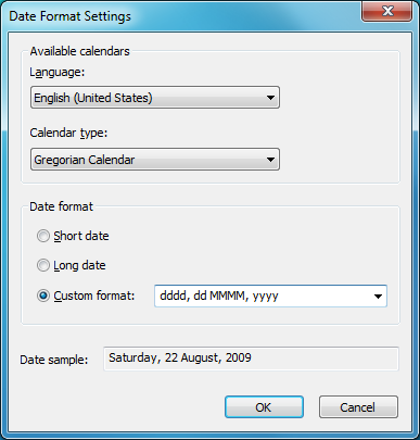 Date Format